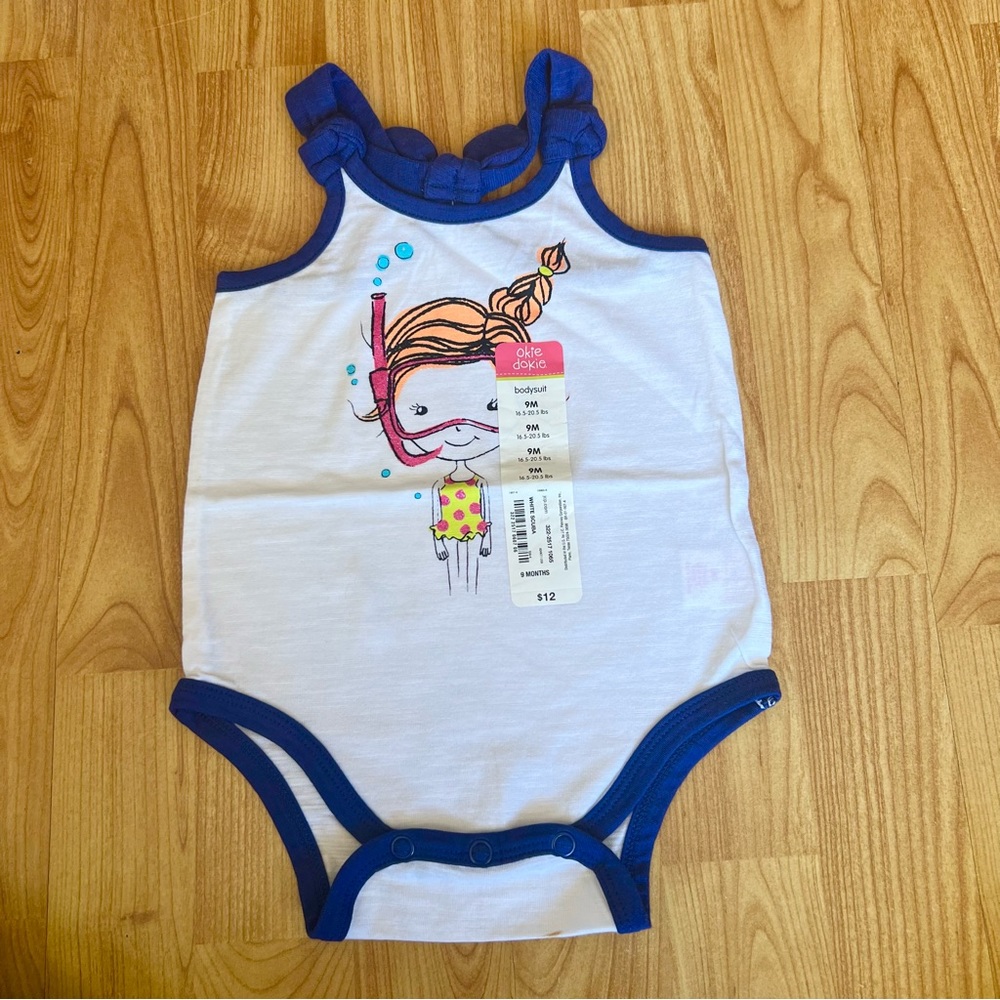 Okie Dokie baby girl bodysuit